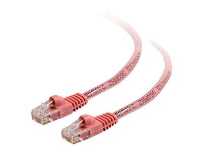 C2G .5m Cat5e Snagless Cable Pink