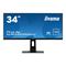 iiyama ProLite XUB3493WQSU-B1 34" 3440x1440 4ms HDMI DisplayPort IPS LED Monitor
